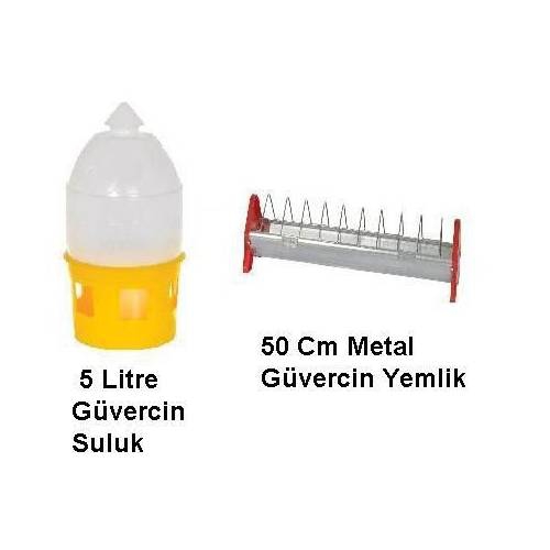 Güvercin%20Suluk%205%20Litre%20+%20Metal%20Yemlik%2050%20Cm