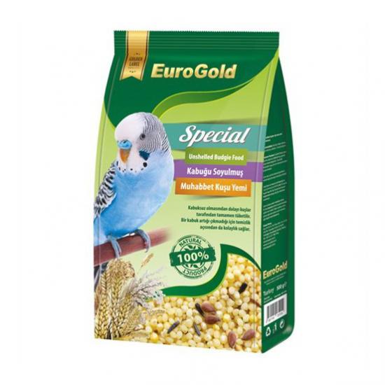 Eurogold Special Kabuksuz Muhabbet Kuşu Yemi 500Gr