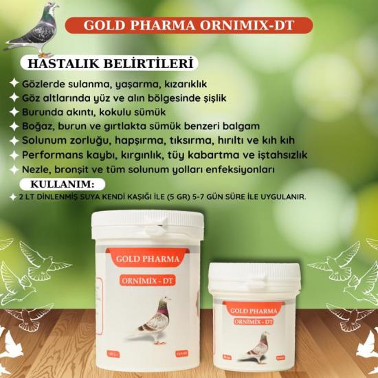 GOLD PHARMA ORNİMİX DT UST SOLUNUM HIRILTI 100 GRAM