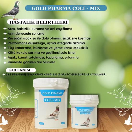 Gold pharma colimix yeşil ishal ani ölüm 100 gram