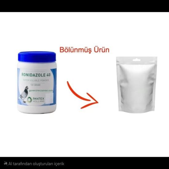 Pantex ronidazole 40( mavi kapak) 50 gram bölünmüş